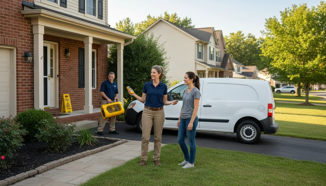 Water restoration image for Water Damage & Restoration Services in Meadowbrook, WV
